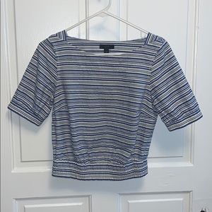 J Crew striped crop top